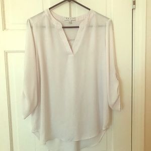 Sheer White Blouse